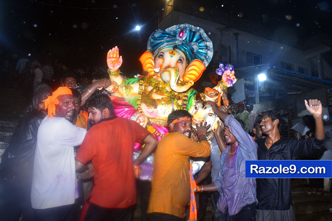 Razole Taluka Ganesh Nimajjanam